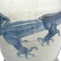 Large Provincial Blue & White Porcelain Wine Jar