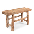 Old Rustic Bleached Elm Farmers Stool - 19th Century