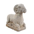 Hand Carved Granite Ram From Hebei Province