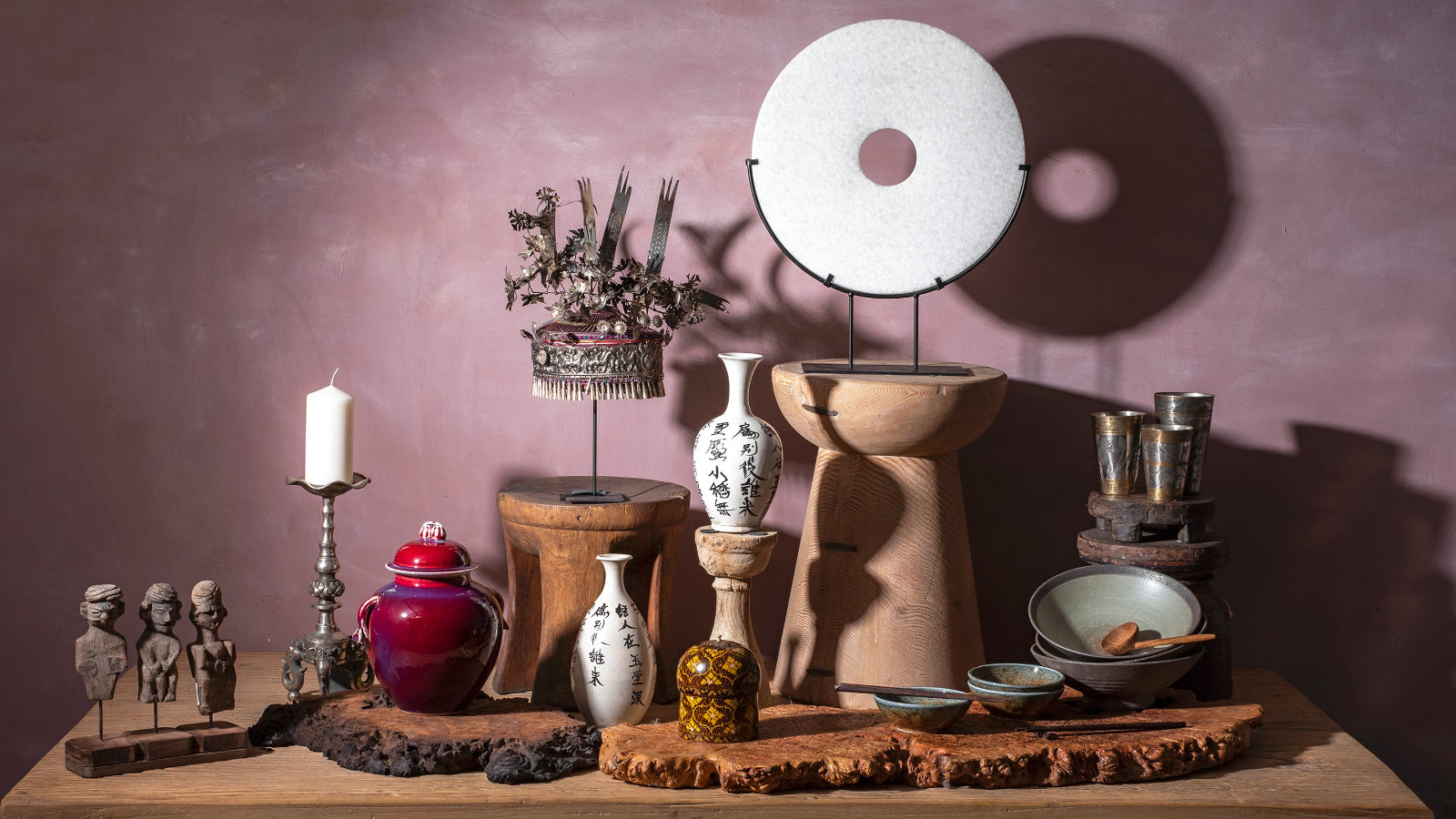 Mix of Asian antiques & art