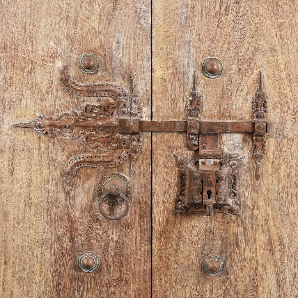 Jackfruit Wood Door From Kerala - 19thC