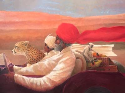 Indigo Art Exhibition in Wiltshire featuring Lincoln Seligman