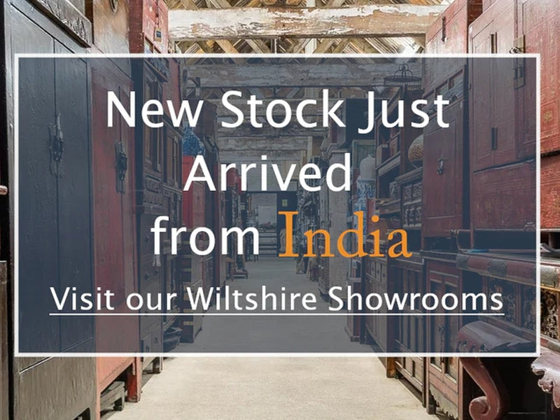 Container of Indian Antique Furniture & Mirrors