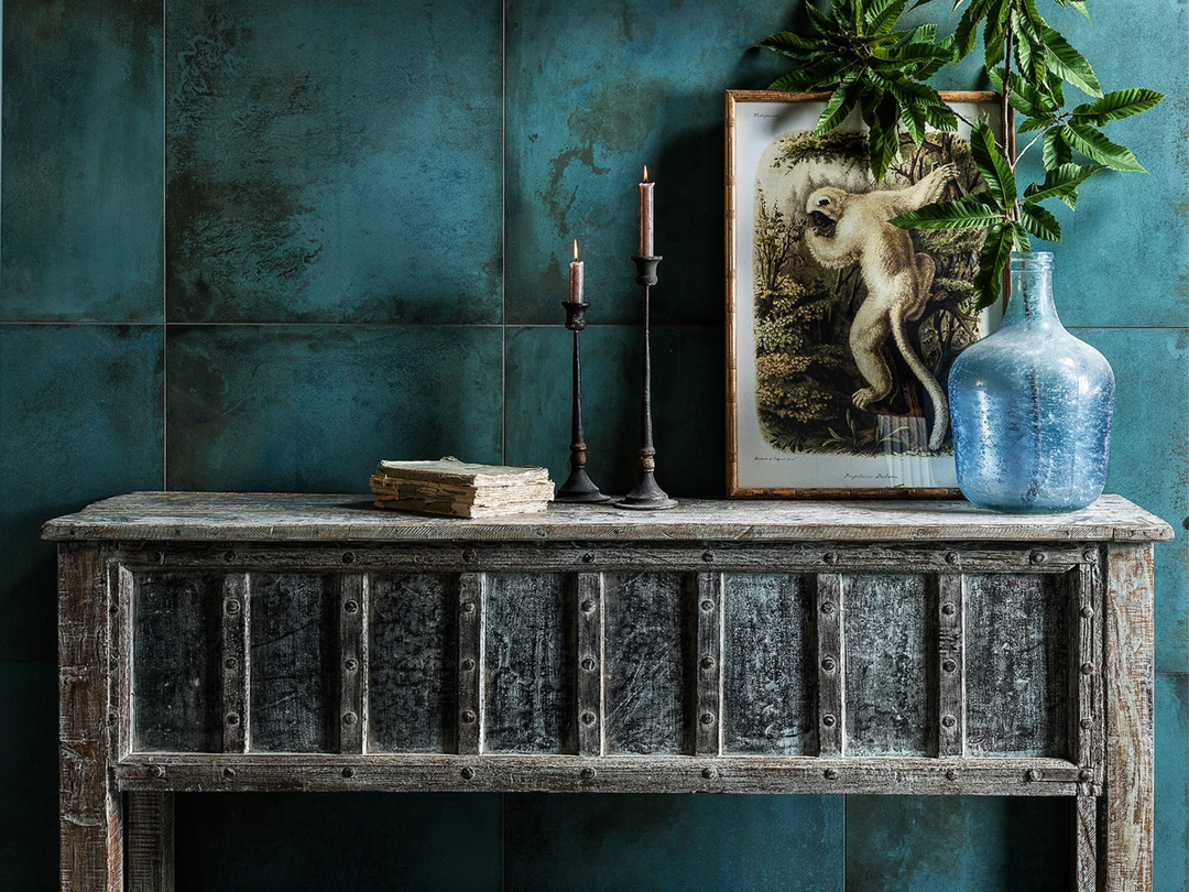 Rustic wooden sideboard