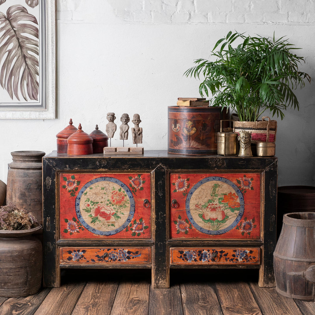 Antique Painted Furniture From India, Mongolia, Tibet And China | Indigo Antiques