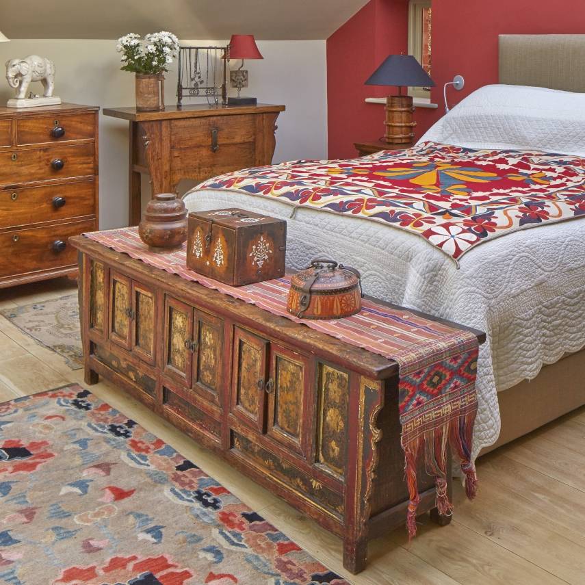 Low Storage Solutions like these Chinese Low Kang Cabinets are Great AV Units | Indigo Antiques