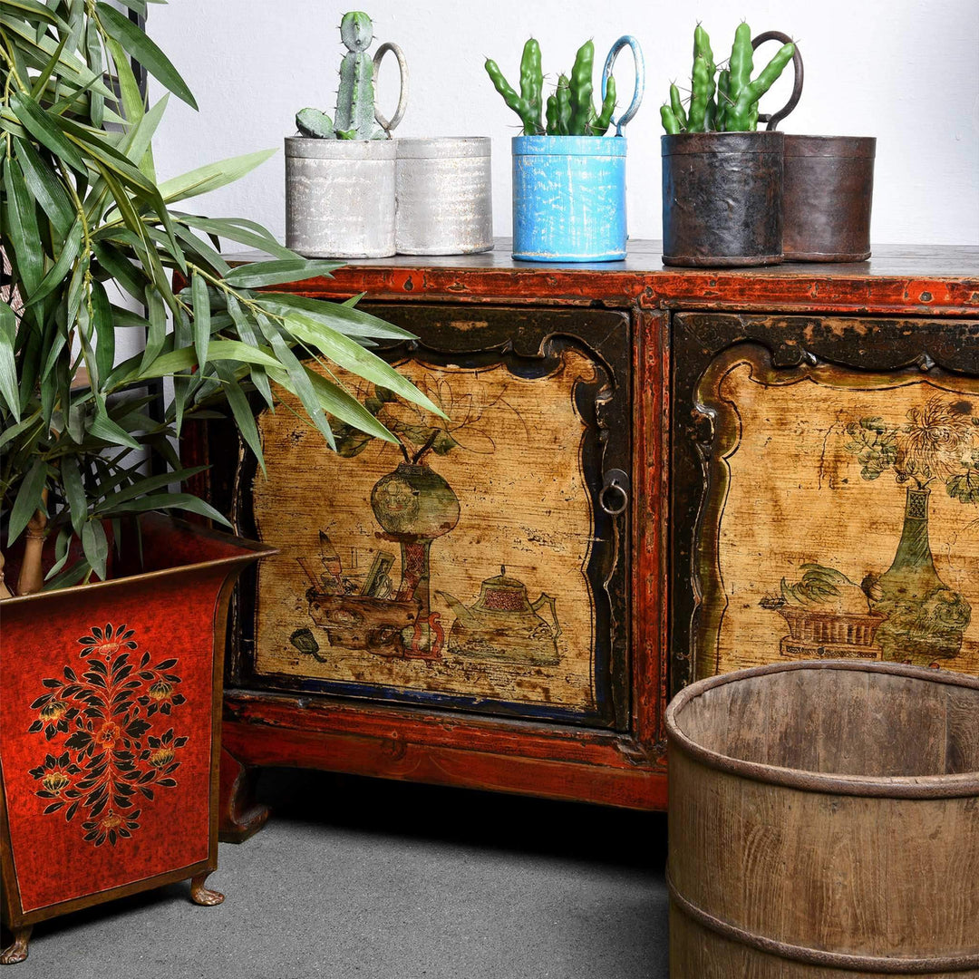 A Collection Of Antiques Chinese Kang Cabinets Perfect For Bedside Storage Or TV Stand | Indigo Antiques