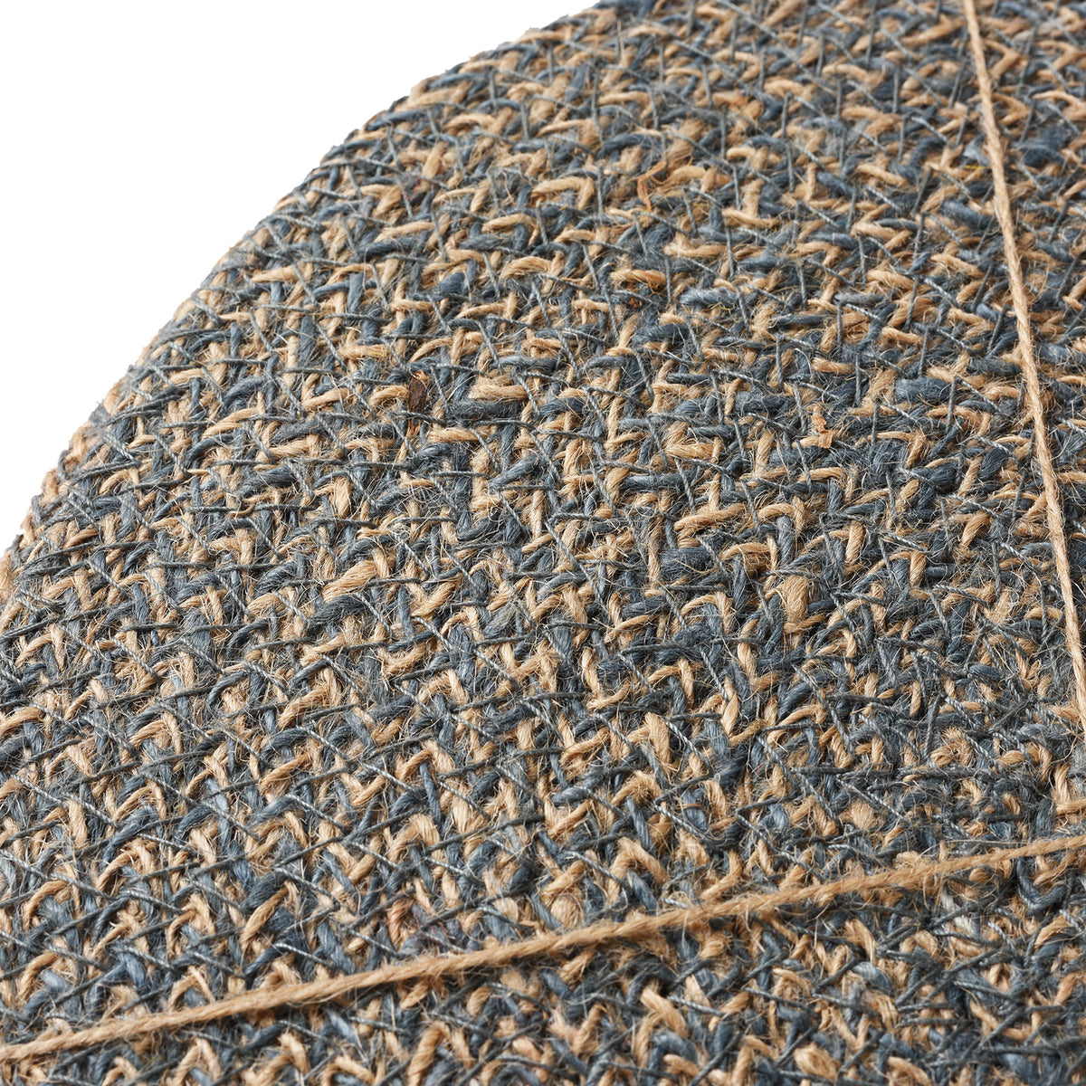 Detail From Gull Grey Woven Jute Placemats | INDIGO ANTIQUES