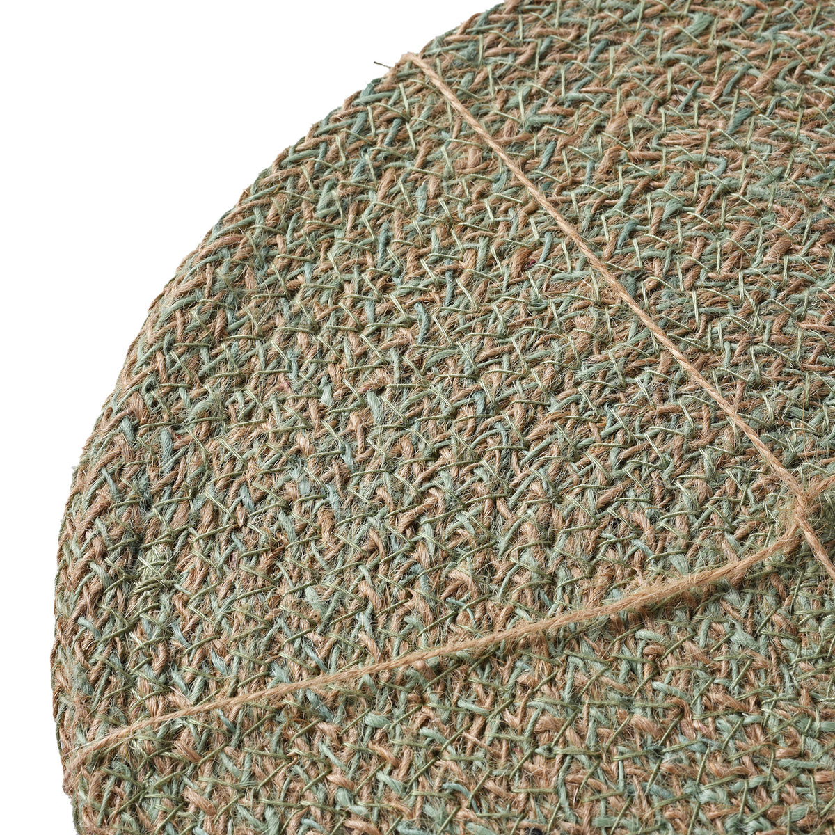 Detail From Woven Jute Placemats | INDIGO ANTIQUES