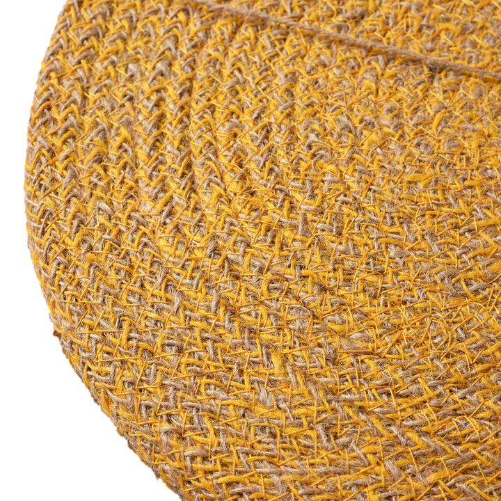 Detail From Woven Jute Placemats | INDIGO ANTIQUES