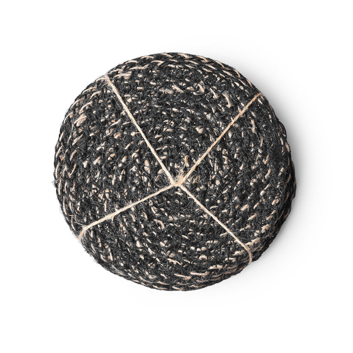 Woven Jute Coasters (Set of 4)