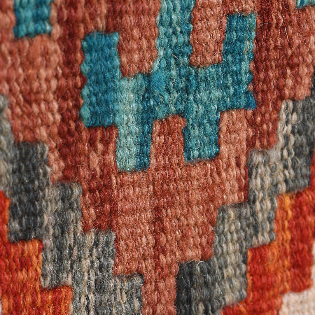 Close Up Of Shirvan Kelim Rug From Pakistan - 148 x 100 cm | Indigo Antiques