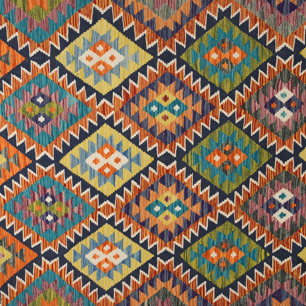 Detail From Shirvan Kelim Rug From Pakistan | Indigo Antiques