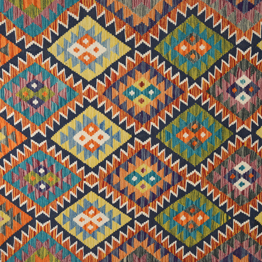 Detail From Shirvan Kelim Rug From Pakistan | Indigo Antiques