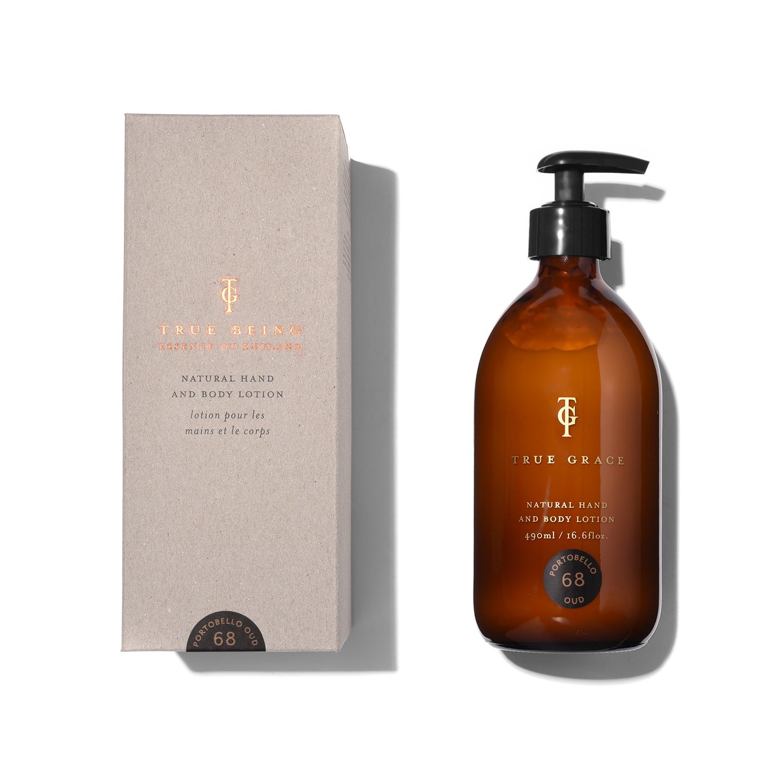 True Being - Natural Hand & Body Lotion - Portobello Oud