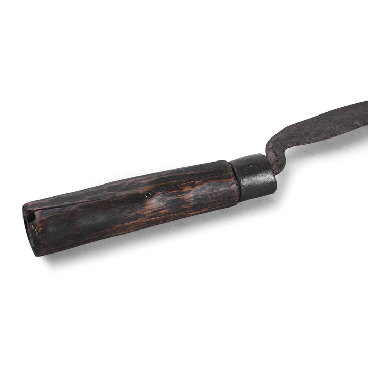 Knife Handle Detail From Antique Nepalese Carved Knife & Holder 