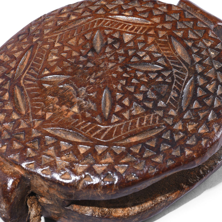 Detail From Antique Nepalese Carved Knife & Holder 