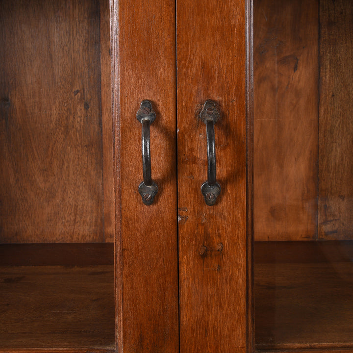 Handle Detail From Antique Anglo Indian Glazed Book Cabinet | Indigo Antiques