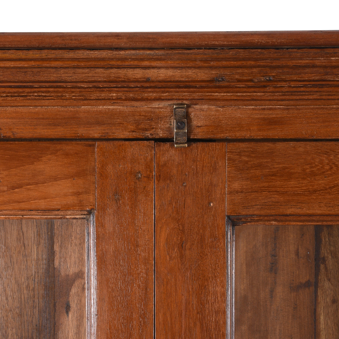 Latch Detail Fro Antique Anglo Indian Glazed Book Cabinet | Indigo Antiques
