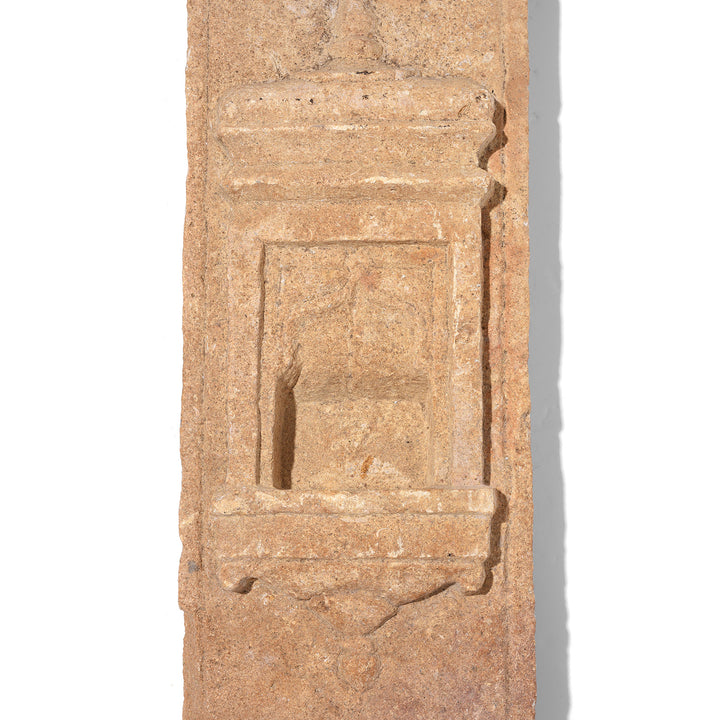 Detail From Old Indian Stone Lamp Niche From Jaisalmer- 19th Century | Indigo Antiques