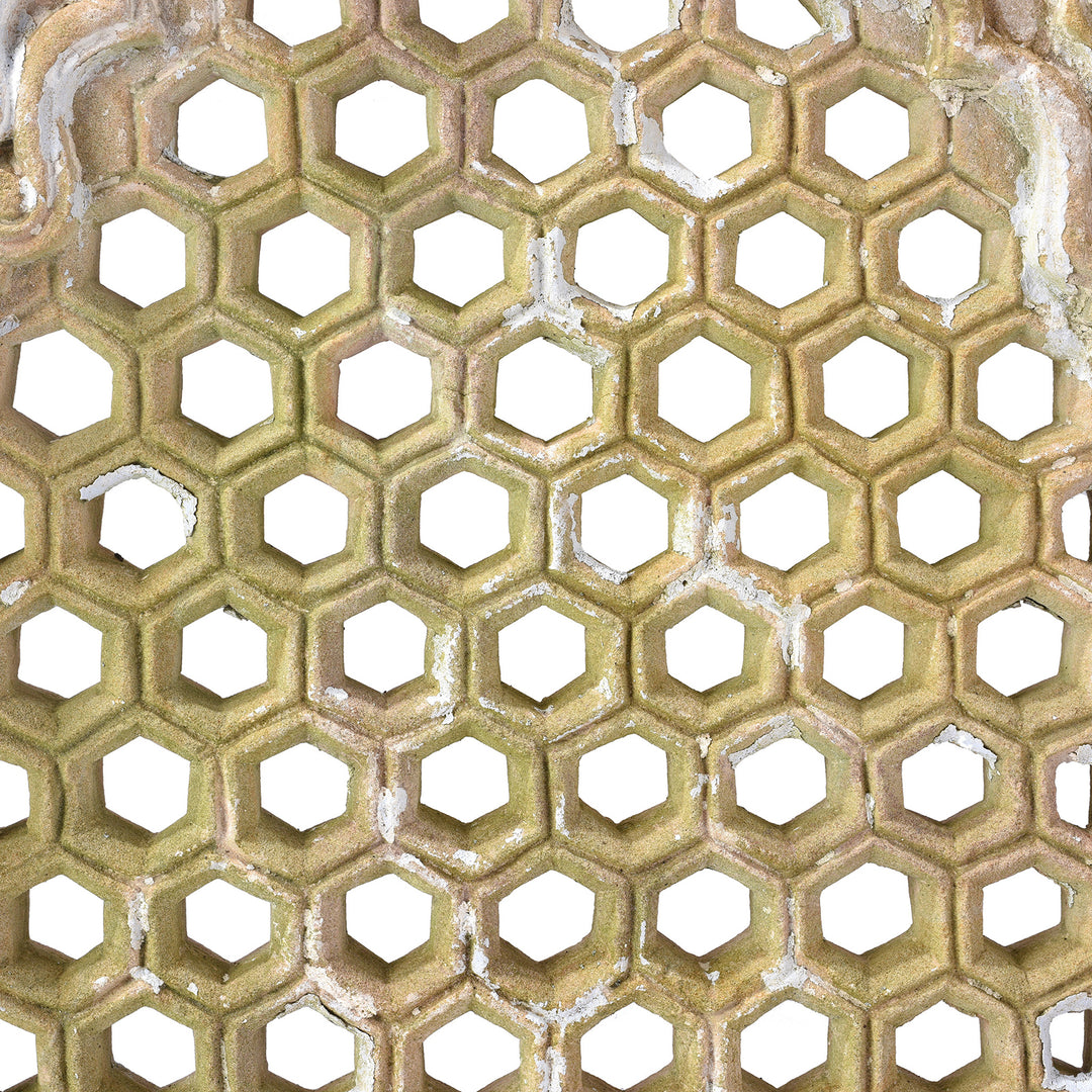 Antique Carved Double Sided Stone Jali Panel From Rajasthan - 19th Century | Indigo Antiques