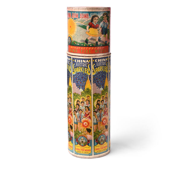 Vintage Indian 1950'S Sparkler Box Vintage Indian 1950'S Sparkler Box