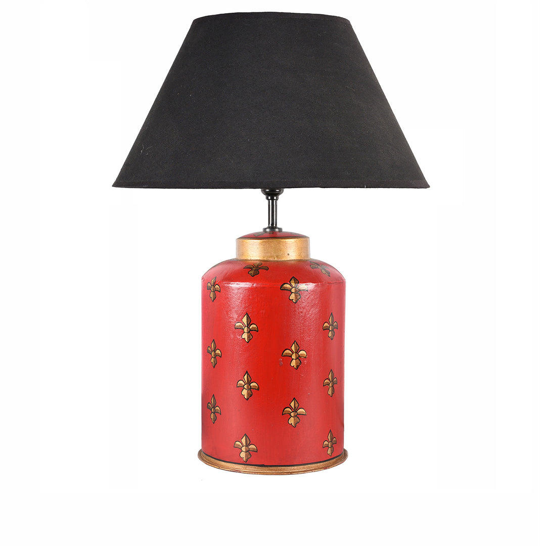 Indian Toleware Tea Caddy Lamp