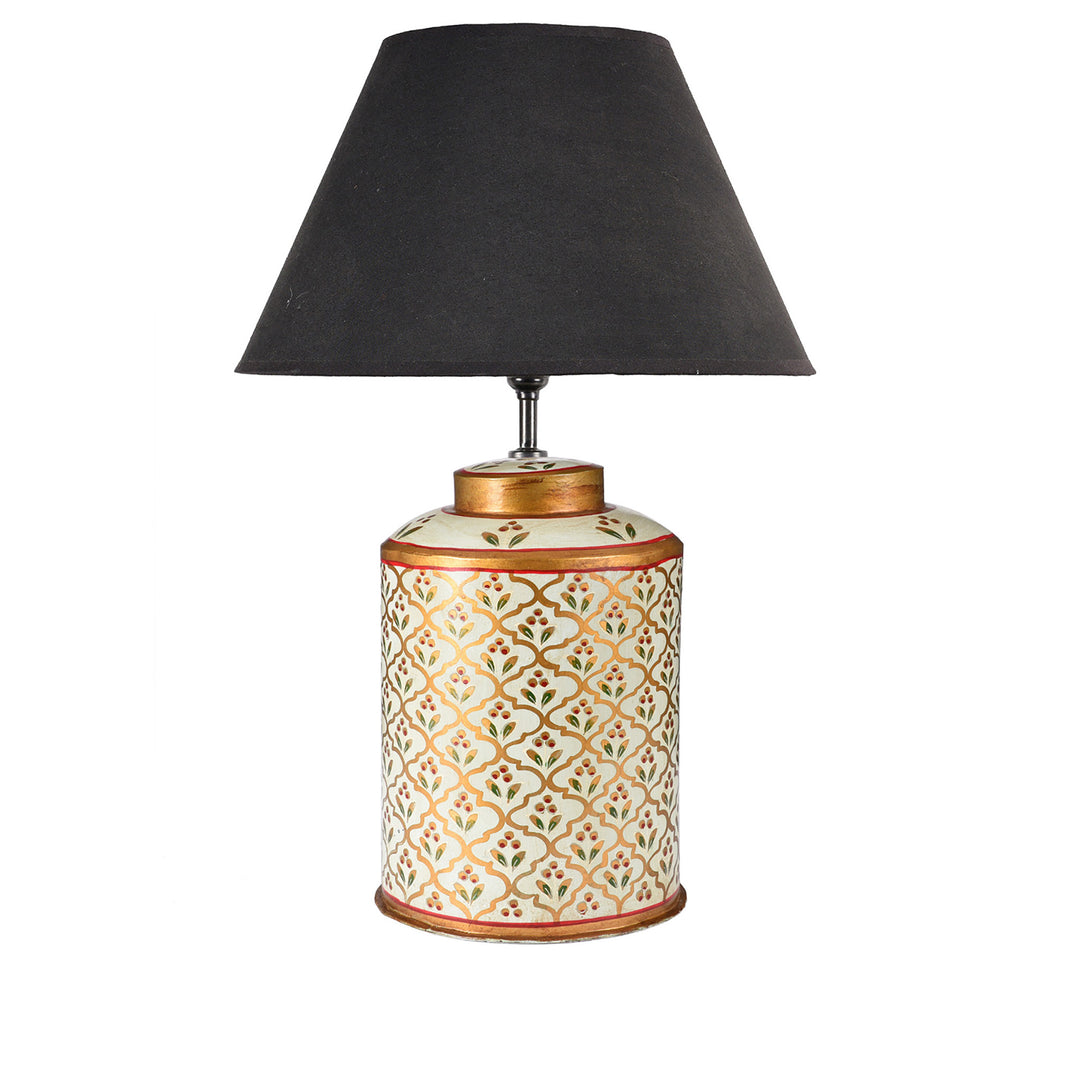Indian Toleware Tea Caddy Lamp
