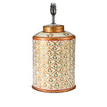 Indian Toleware Tea Caddy Table Lamp