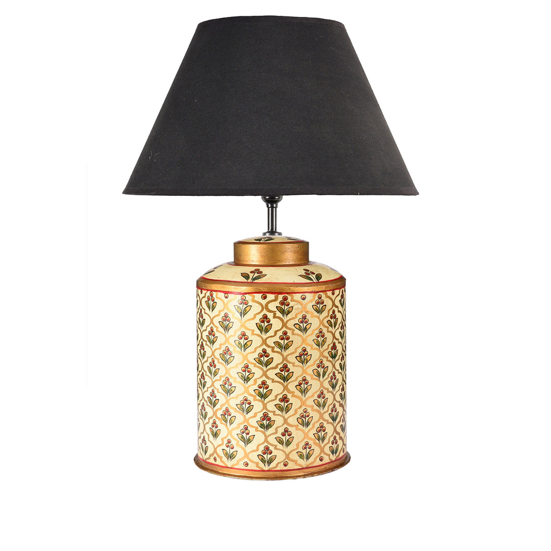 Indian Toleware Tea Caddy Lamp