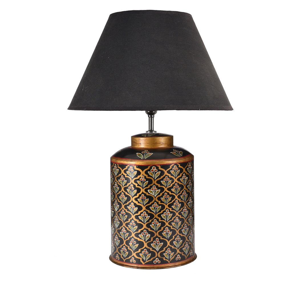 Indian Toleware Tea Caddy Lamp
