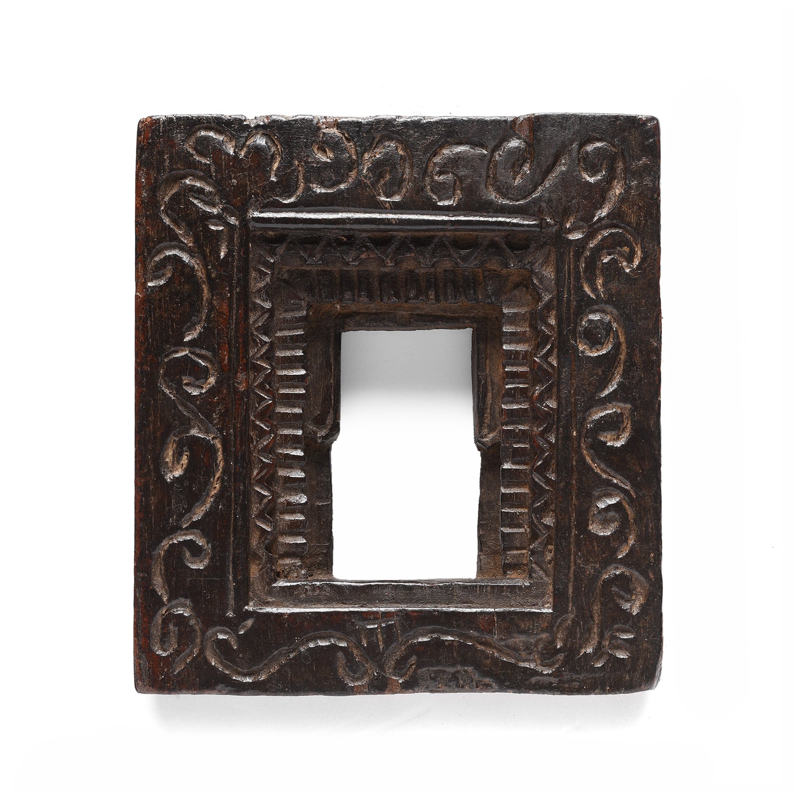 Carved Teak Votive Panel From Andhra Pradesh | Indigo Antiques