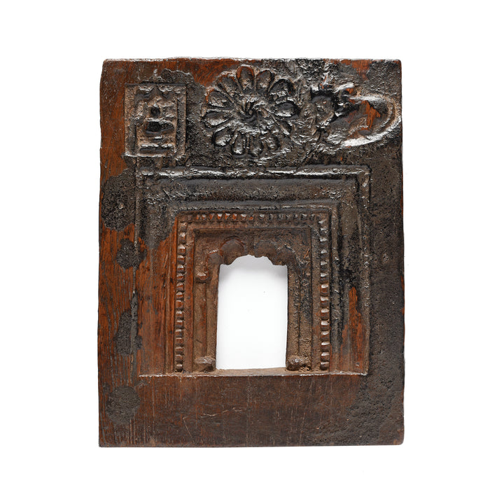 Antique Carved Teak Votive Panel From Andhra Pradesh | Indigo Antiques