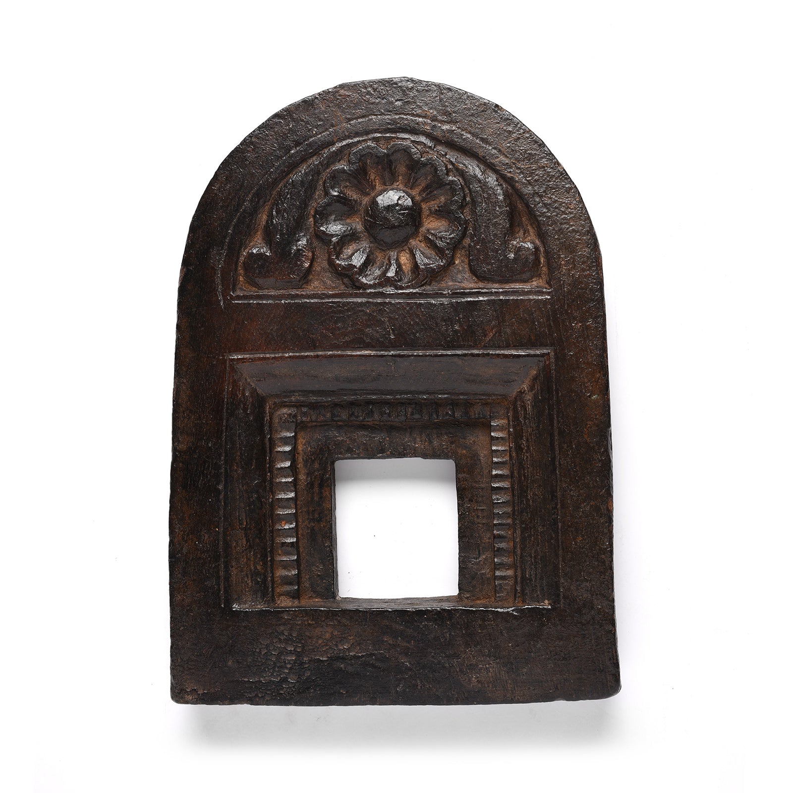 Carved Teak Votive Panel From Andhra Pradesh - Early 20thC | Indigo Antiques