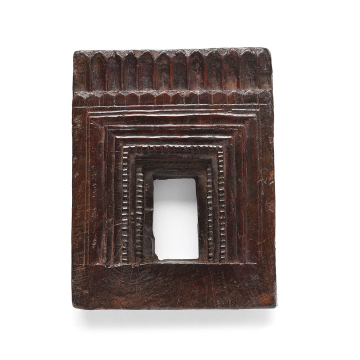 Antique Carved Teak Votive Panel From Andra Pradesh | Indigo Antiques