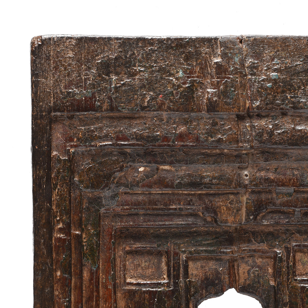 Carved Teak Votive Panel From Andhra Pradesh - Early 20th Century | Indigo Antiques