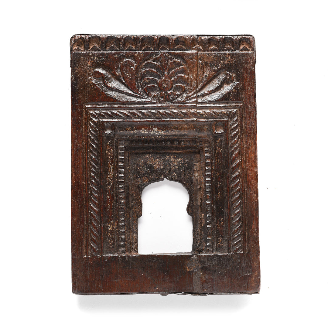 Antique Carved Teak Votive Panel From Andra Pradesh | Indigo Antiques