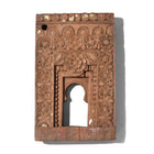 Carved Teak Votive Panel From Andrah Pradesh - Early 20thC