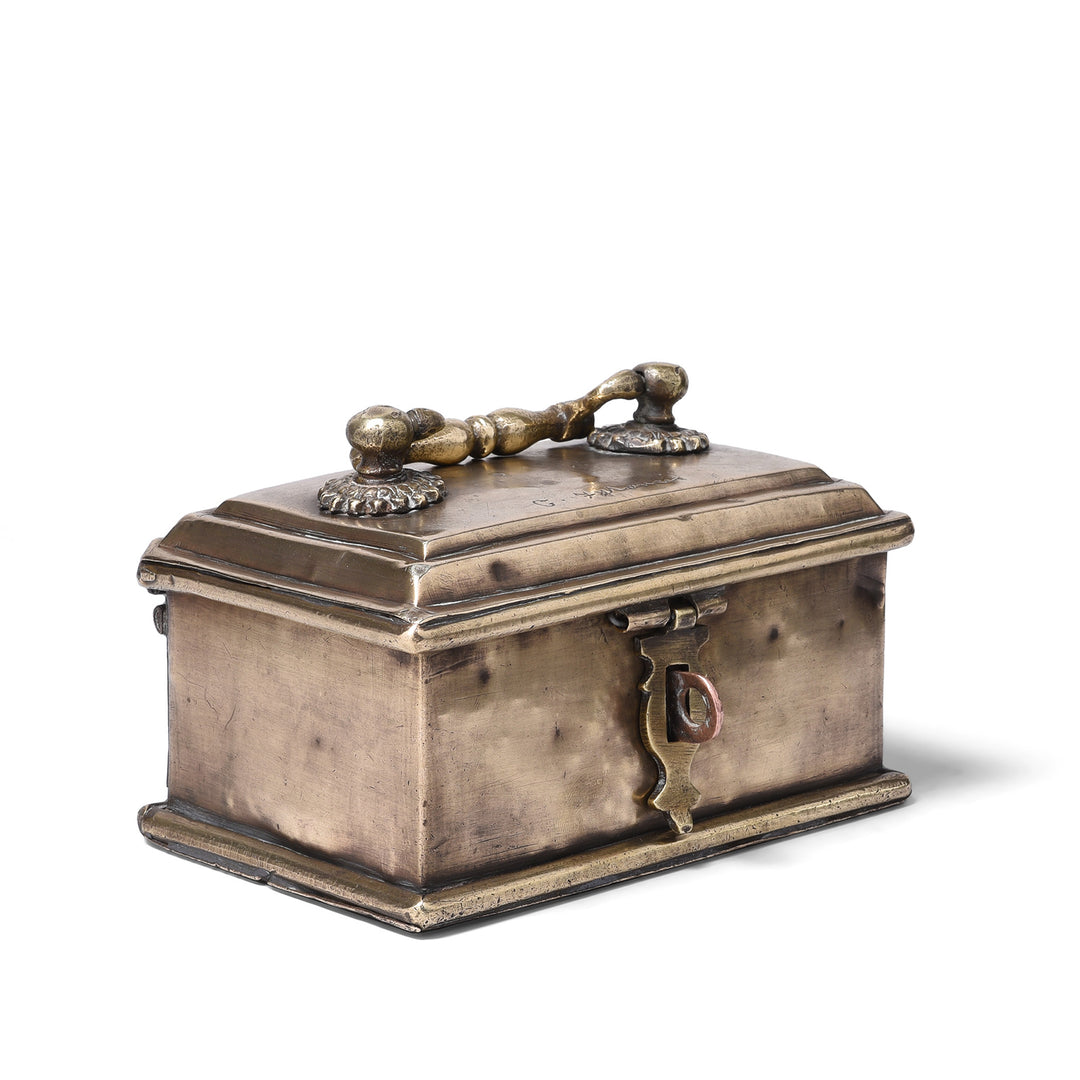 Antique Brass Paan Box From Rajasthan | Indigo Antiques