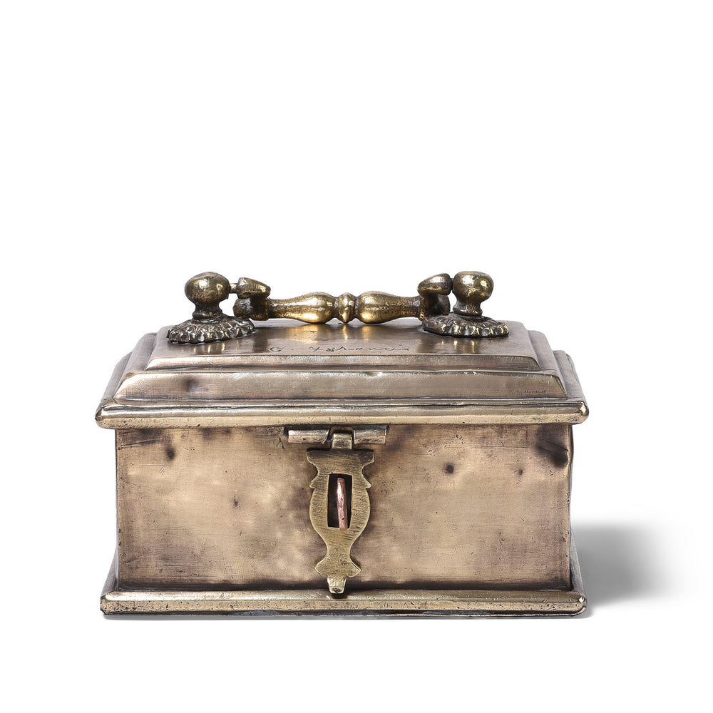 Antique Brass Paan Box From Rajasthan | Indigo Antiques