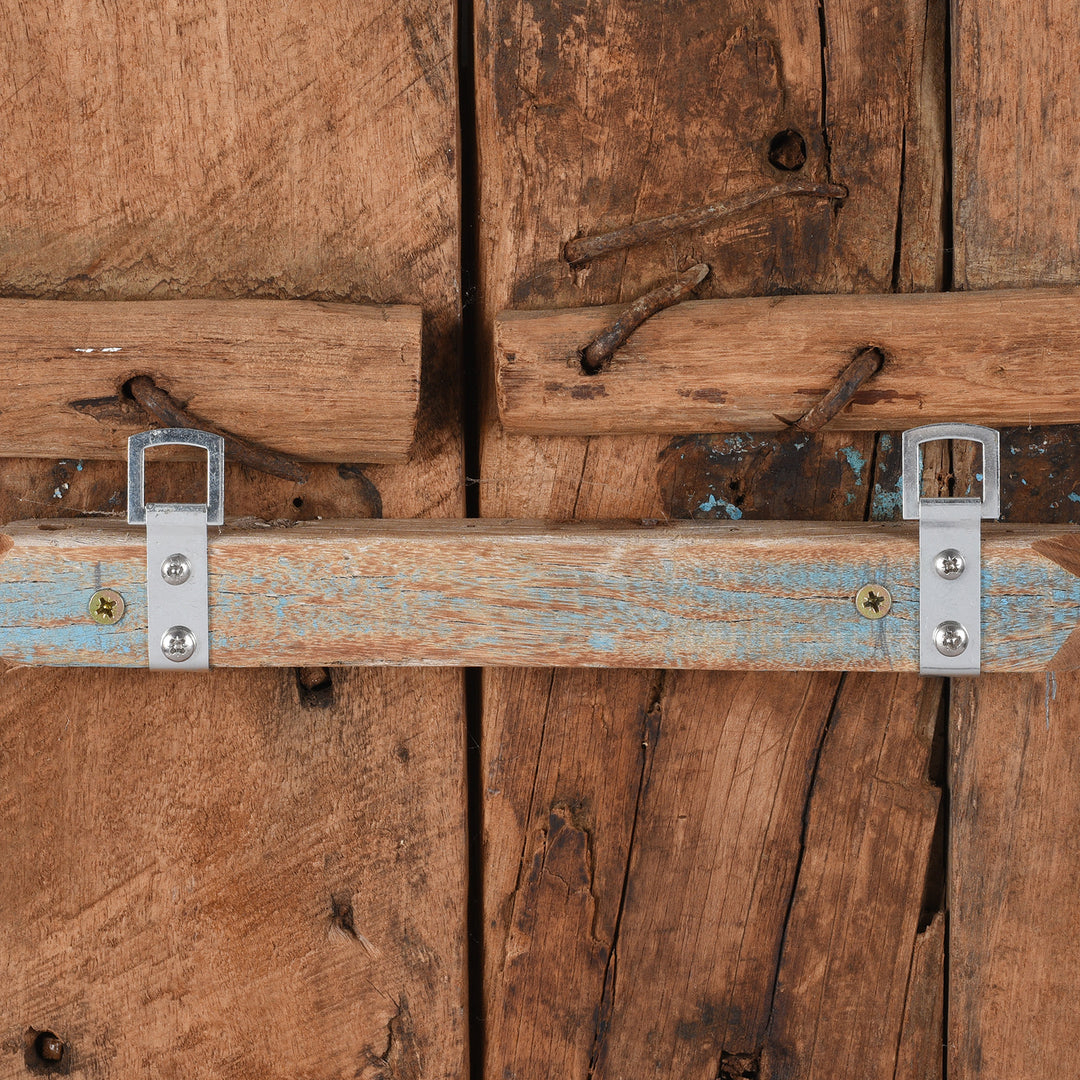 Antique Indian Teak Window Shutter From Madhya Pradesh | Indigo Antiques