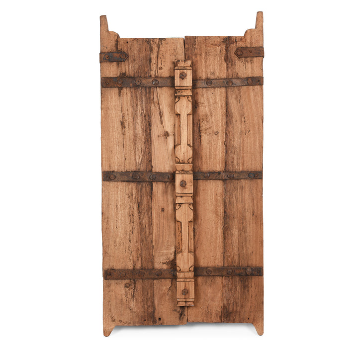 Antique Indian Teak Window Shutter From Madhya Pradesh | Indigo Antiques