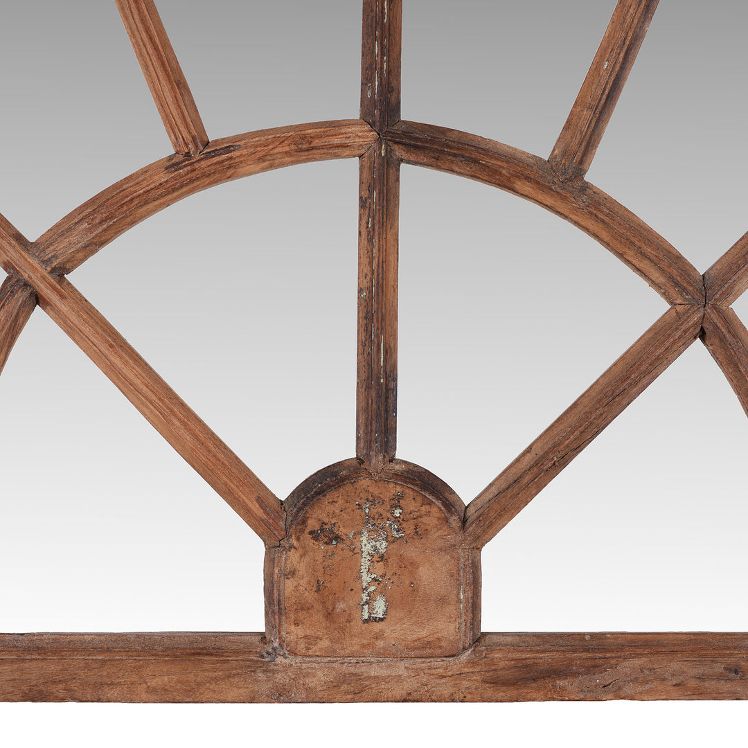 Detail From Antique Indian Fanlight Window Mirror | Indigo Antiques