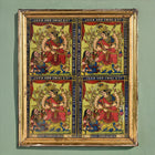 Framed 'John Orr Ewing & Co' Cotton Bale Advertising Label - Ca 1870