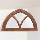 Indian Teak Fanlight Mirror - 19th Century