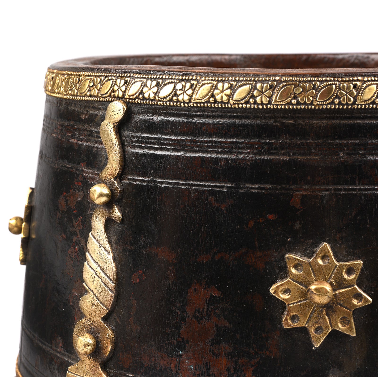 Old Wooden Grain Measure From South India | Indigo Antiques