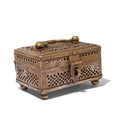 Brass Jali Work Pandan Box From India - Early 20th Century
