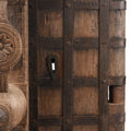 Carved Yali Door From Kerala - 19th Century