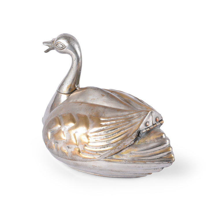 Old Duck Shaped Brass Paan Box | indigo Antiques