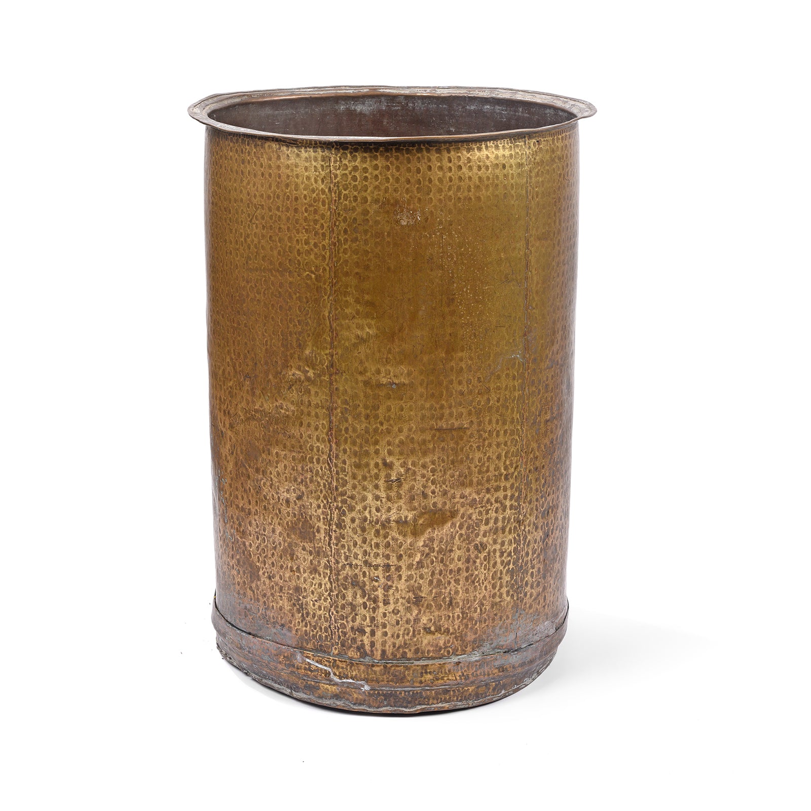 Antique Brass Water Pot From Rajasthan For Planter - Mid 19th Century | Indigo Antiques